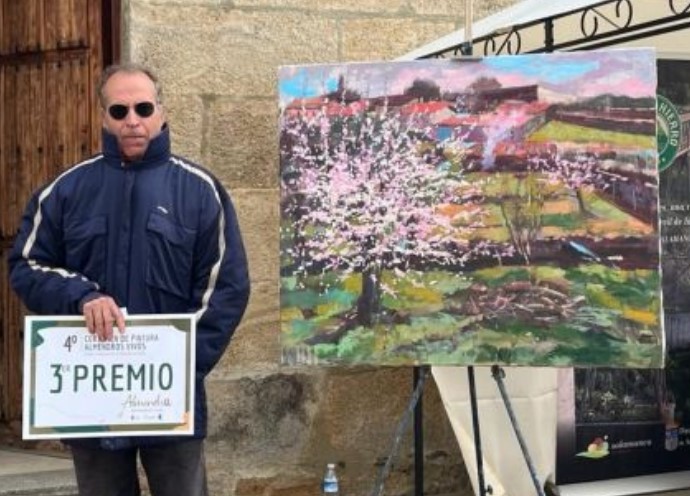 Entrega del Tercer premio a José Antonio Martín 3º premio de 200 euros