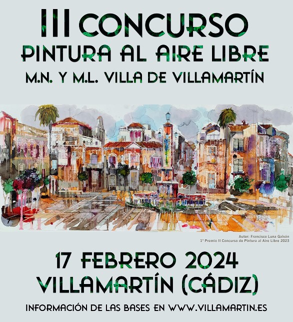 Pulsa para ampliar III Concurso de Pintura al Aire Libre de Villamartín - Cádiz