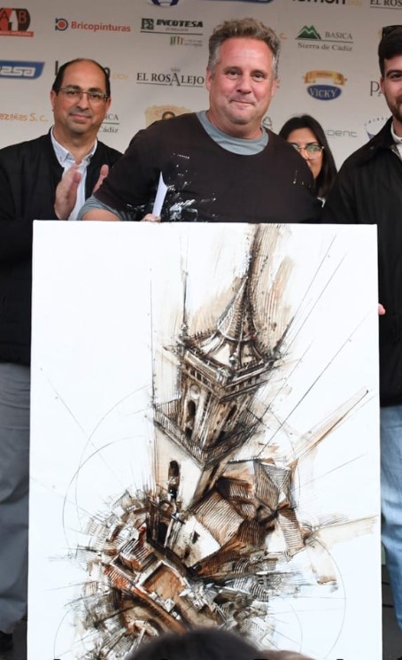 Pulsa para ampliar Entrega del 3º Premio a Abraham Pinto Mendoza