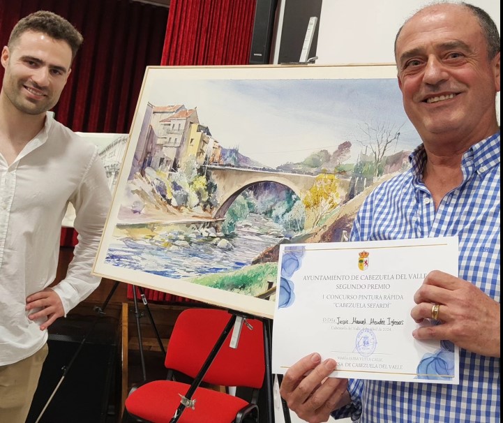 Pulsa para ampliar Entrega del 2º premio a Jesús Méndez