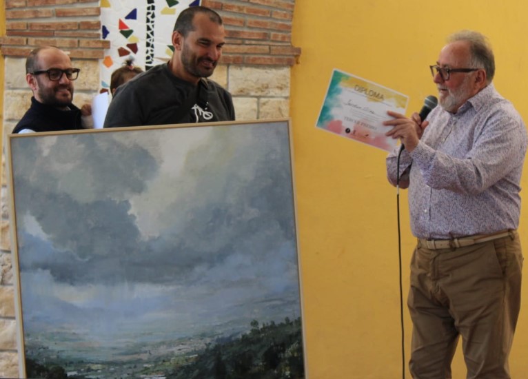 Entrega del 4º premio de 500 € a Pablo García Ávila