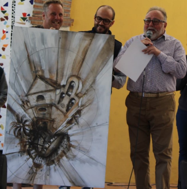 Entrega del 3º premio de 500 € a Abraham Pinto Mendoza