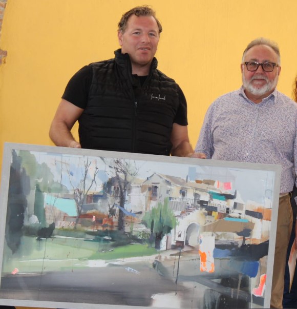 Entrega del 1º premio de 1.200 € a Jaime Jurado Cordón 