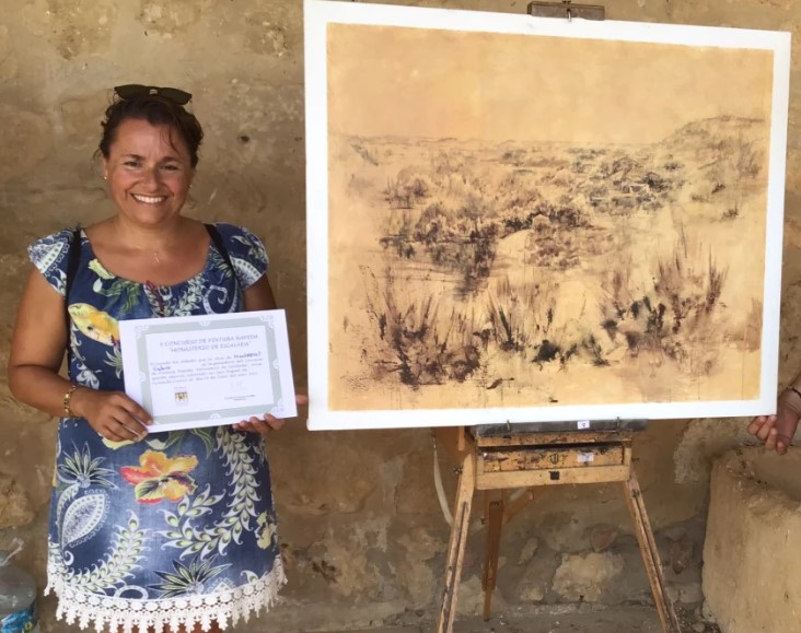 Pulsa para ampliar 4º premio de de 400 € Montserrat Valera Mud