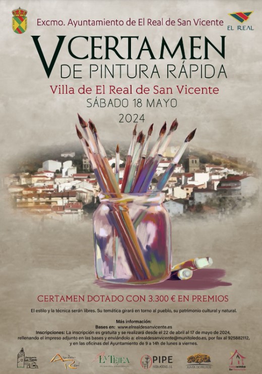 Pulsa para ampliar V Certamen de Pintura Rápida Villa El Real de San Vicente