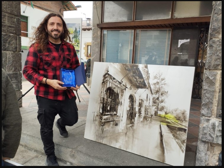 Pulsa para ampliar 1º premio 4 de mayo - XXV Concurso de Pintura al Aire Libre de Berriz
