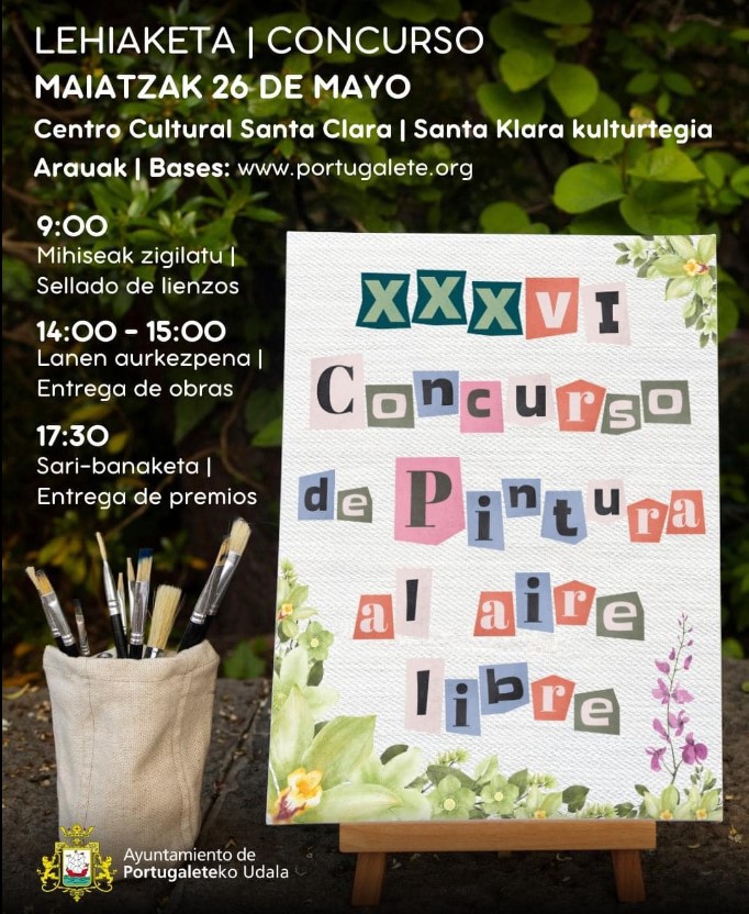 Pulsa para ampliar =XXXVI Certamen de Pintura al Aire Libre de Portugalete= 26 de mayo