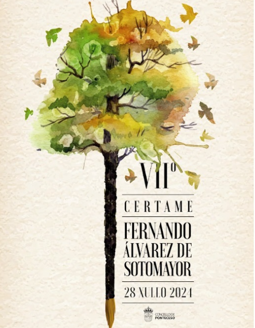 Pulsa para ampliar DOMINGO 28 DE JULIO VII CERTAME DE PINTURA AO AIRE LIBRE Fernando Álvarez de Sotomayor en Ponteceso, A Coruña