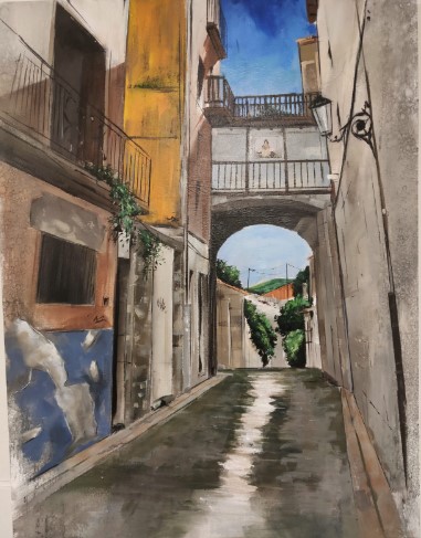 Accésit de 200 €, al mejor artista de Laredo, Oliver Jurado
