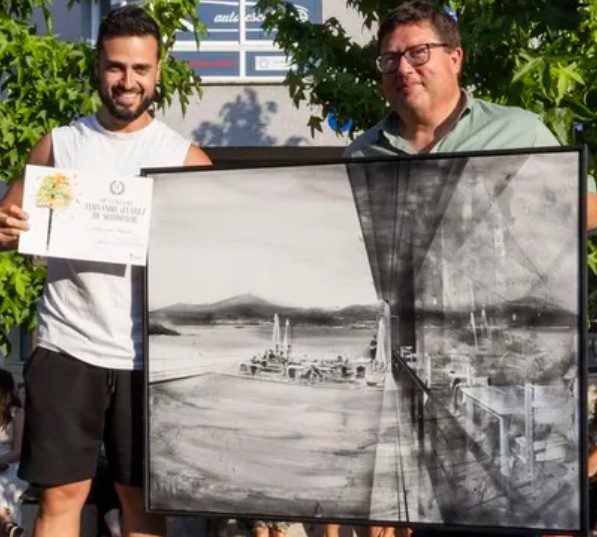Pulsa para ampliar Entrega del 9º premio de 400 € a Richard García Rodríguez
