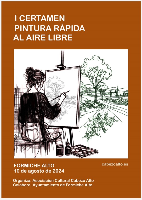 Pulsa para ampliar CARTEL del I Certamen de pintura rápida de Formiche Alto