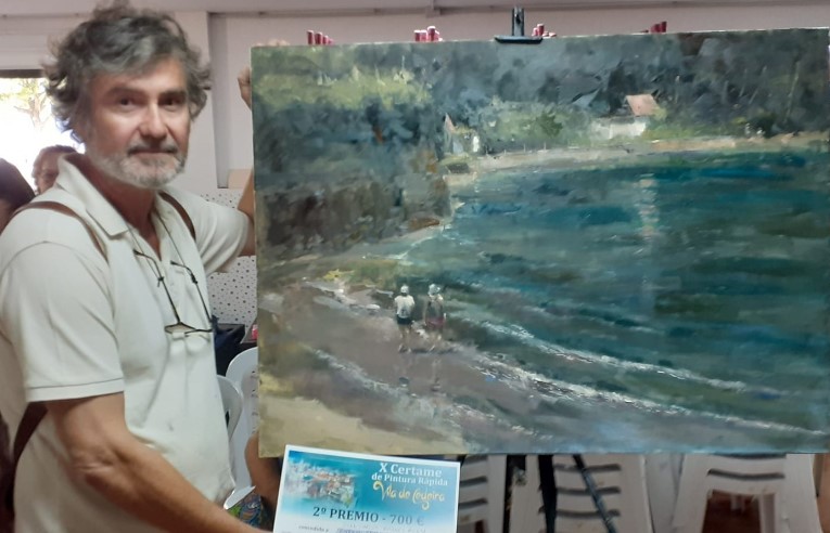 Pulsa para ampliar Entrega del 2º premio a Juan Carlos Triñanes Buceta