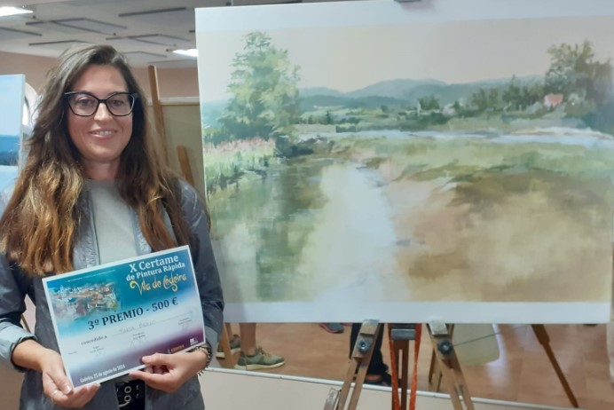 Pulsa para ampliar Entrega del 3º premio a Marta Bravo López
