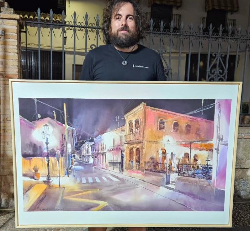 Pulsa para ampliar Entrega del Primer premio a Juan Saturio Santos