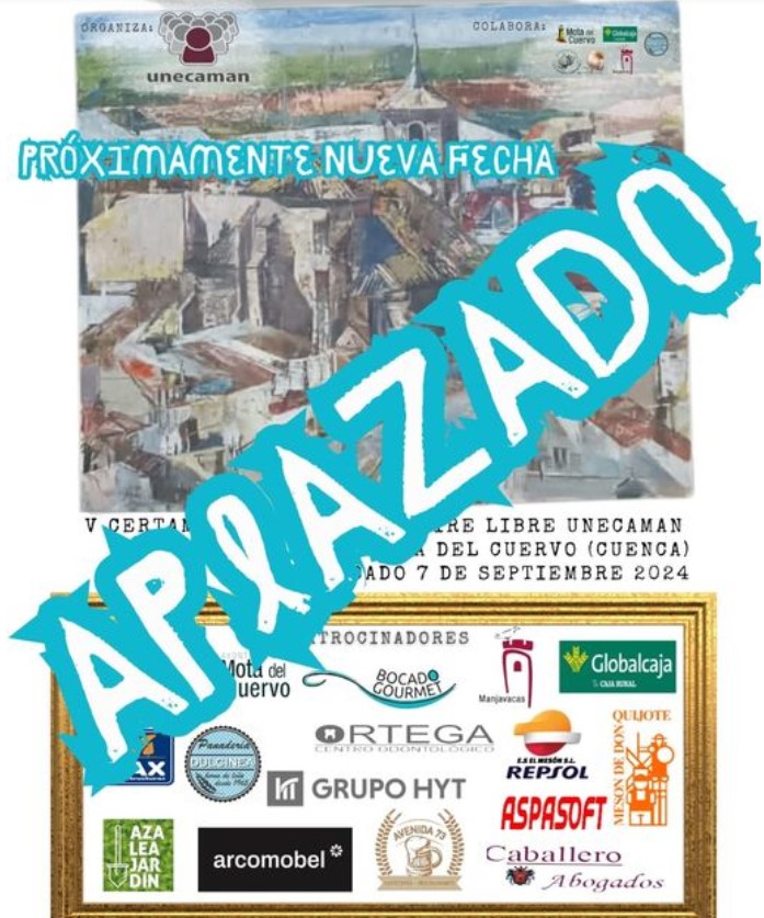 Pulsa para ampliar APLAZADO SINE DIE EL V CONCURSO DE MOTA DEL CUERVO