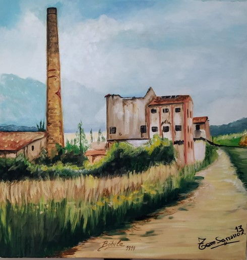 Pulsa para ampliar PREMIO LOCAL VILADECANS 200 € y placa para la obra nº 05 Ter Serrano López