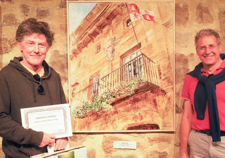 Pulsa para ampliar Entrega del 2º premio de 1200 euros a Francisco Tomás Medina Pérez