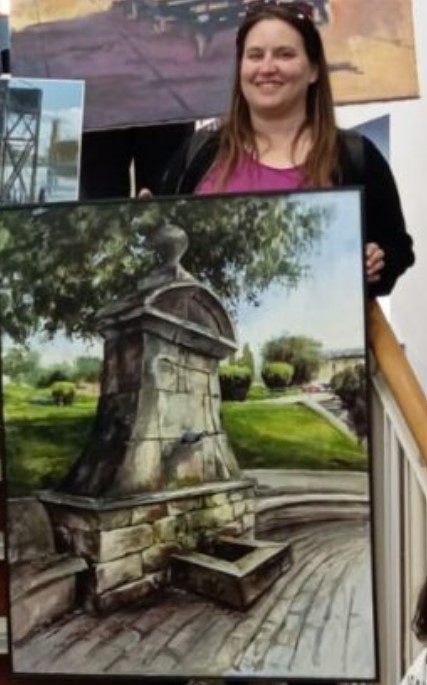 Pulsa para ampliar Entrega del 3º premio a Zara García Saiz