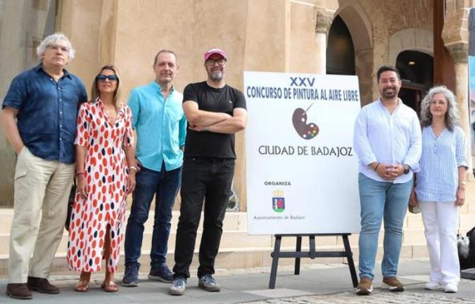 JURADO del XXV Concurso de Pintura al Aire Libre Ciudad de Badajoz 21 de septiembre