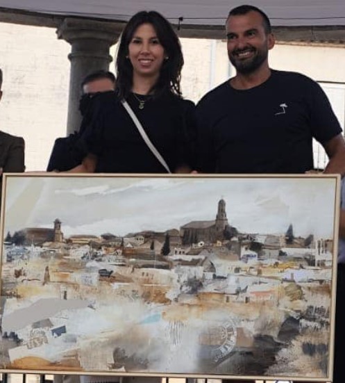 Entrega del Segundo premio a Jerónimo Díaz García