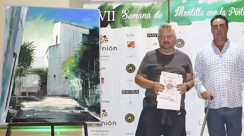 Pulsa para ampliar Entrega del 2º premio de 2.500 euros de la Cooperativa La Unión para Manuel Fernández