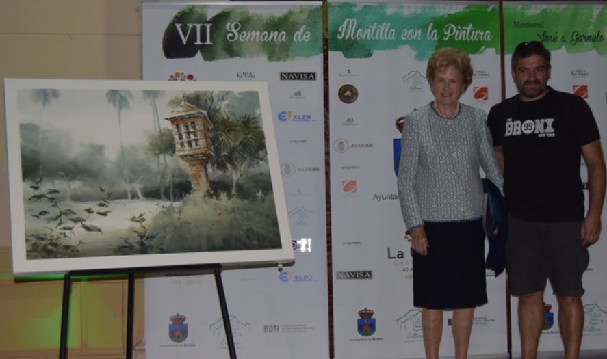 Pulsa para ampliar Entrega del 3º premio a Miguel Mellado premio de 1.000 euros