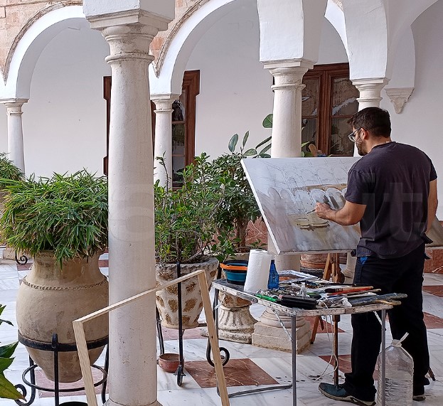 Pulsa para ampliar El 4º premio Adrián Marmolejo Clarhed en el Patio del Convento de la Asunción
