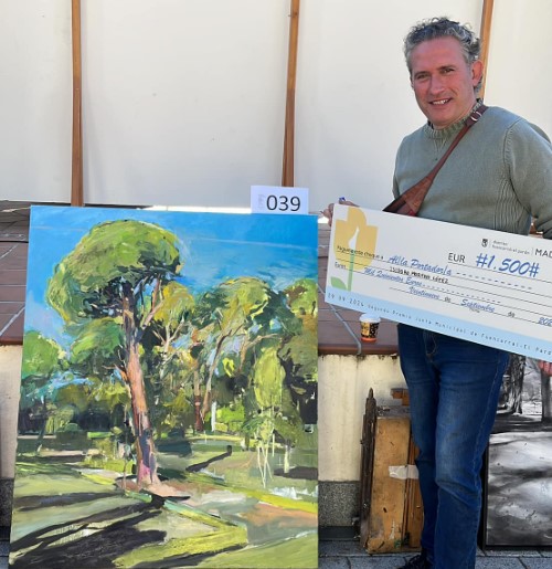 Entrega del 2º premio a Isidoro Moreno López