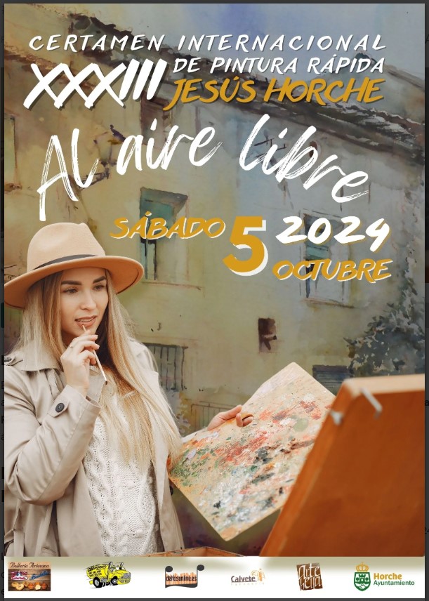 CARTEL del XXXIII Certamen Internacional del Pintura Rápida al Aire Libre =Jesús Horche=
