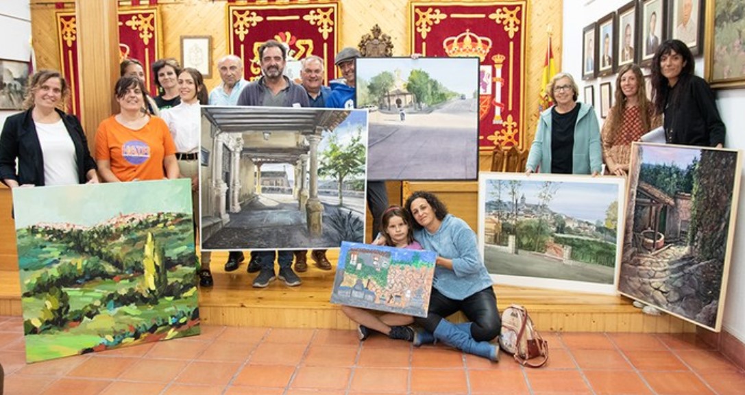 Todos los galardonados: En el centro el 1º premio Pedro Cebrián Redondo.....