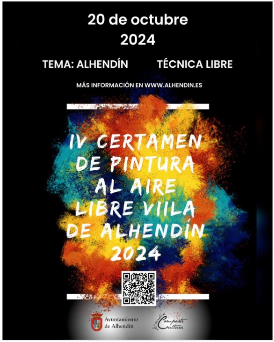 Pulsa para ampliar IV CERTAMEN DE PINTURA AL AIRE-LIBRE VILLA DE ALHENDIN 2024 (Granada)