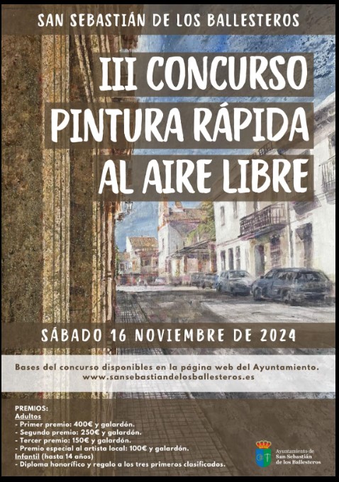 Pulsa para ampliar III Concurso de Pintura Rápida al Aire Libre