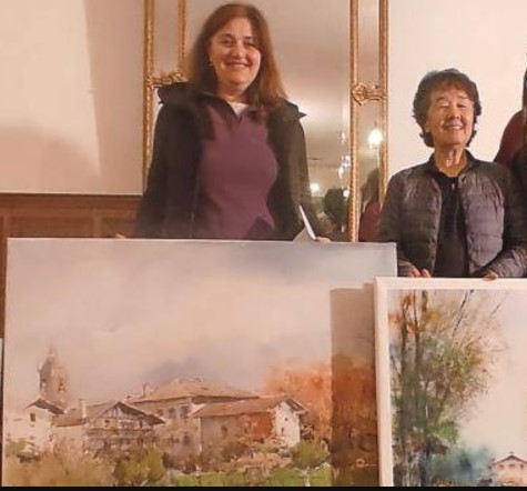 Pulsa para ampliar De izquierda a derecha María Maldonado, de Irún y Keiko Hoshino, de Japón