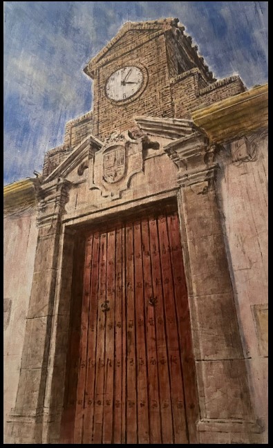 Pulsa para ampliar 2º premio Emiliano Vozmediano López por Fachada del Ayuntamiento