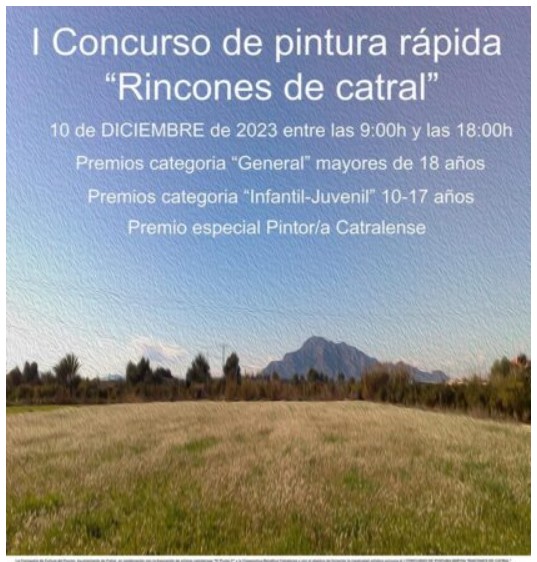 Pulsa para ampliar I Concurso de Pintura Rápida Rincones de Catral (Catral EN MINÚSCULA)