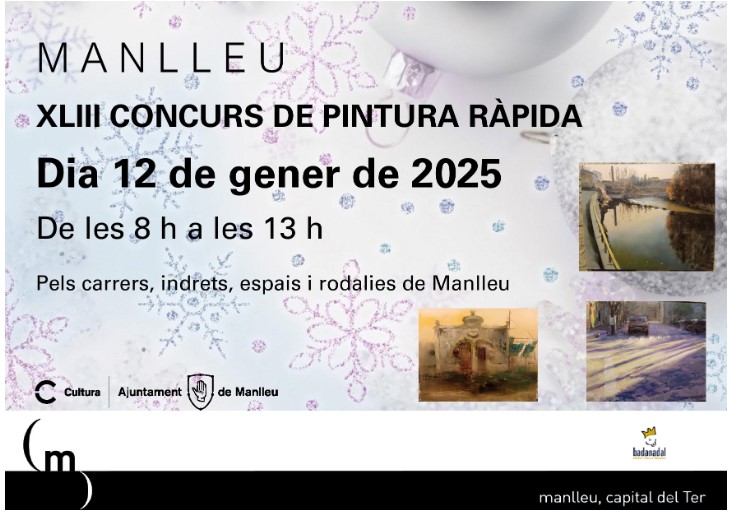 Pulsa para ampliar Entrega de premios del 43º Concurso de Pintura Rápida de Manlleu - Barcelona