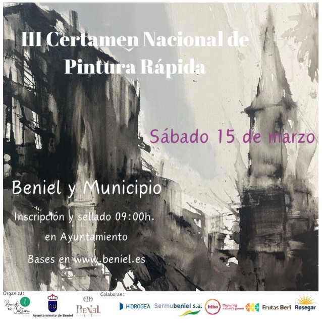III Certamen Nacional de Pintura Rápida de Beniel-Murcia