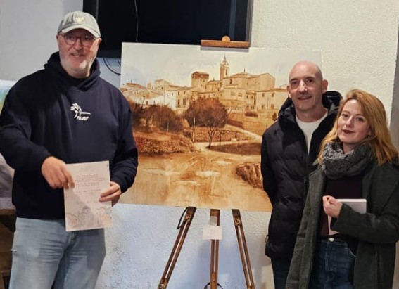 Entrega del 2º premio a Fernando Casanova Escorihuela