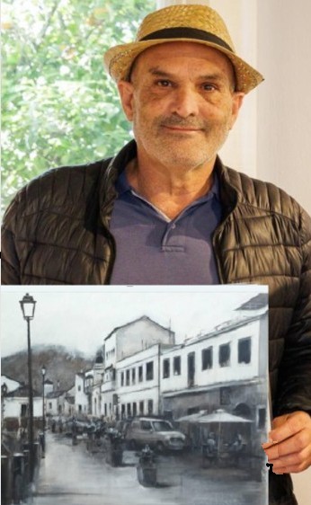 Entrega del 1º premio de 300 € a Cayetano Martínez Betancor