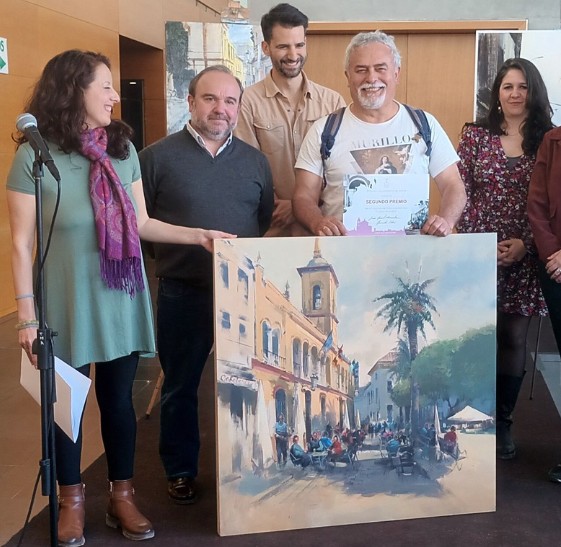 Entrega del 2º premio a Diego Fernández González COLUMÉ