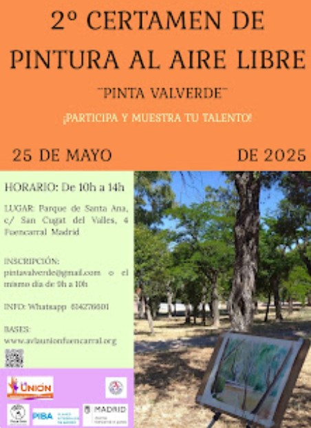 Pulsa para ampliar II CERTAMEN DE PINTURA RÁPIDA AL AIRE LIBRE “PINTA VALVERDE”