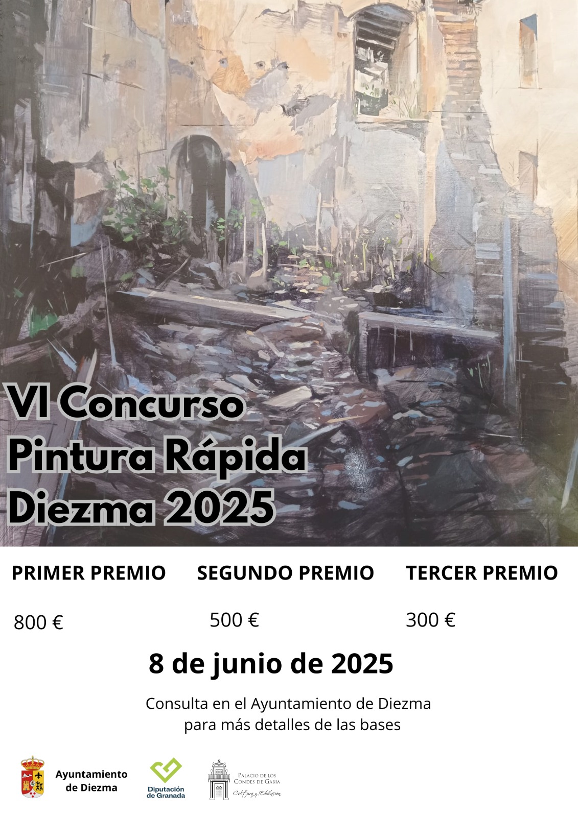 Pulsa para ampliar VI CONCURSO DE PINTURA RÁPIDA AL AIRE LIBRE EN DIEZMA