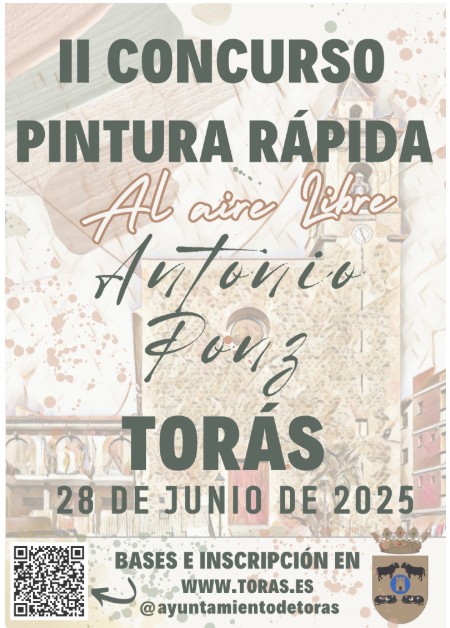 Pulsa para ampliar II CONCURSO DE PINTURA RÁPIDA =ANTONIO PONZ” DE TORÁS=
