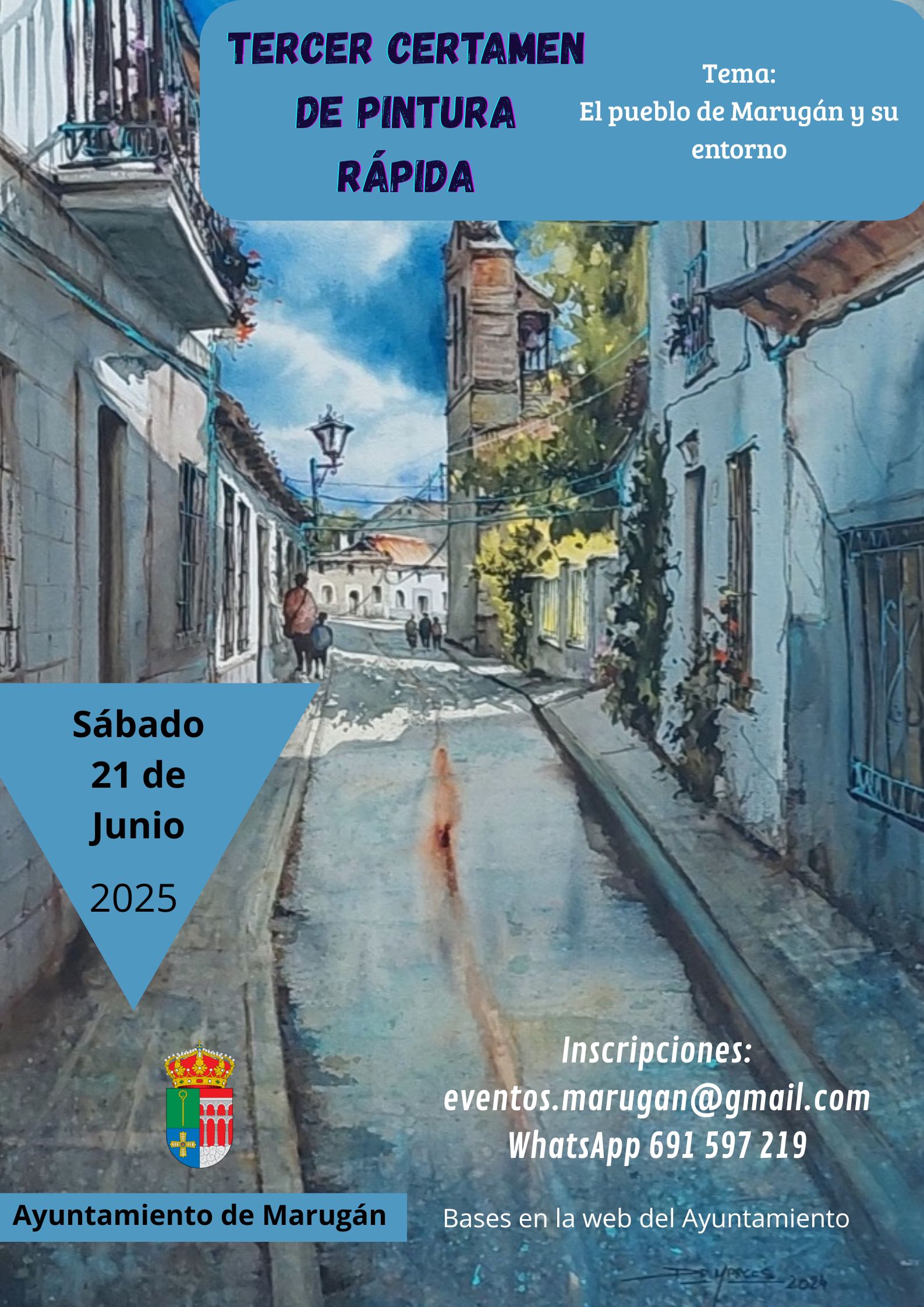 Pulsa para ampliar III CERTAMEN DE PINTURA RÁPIDA EN MARUGAN-SEGOVIA 2025