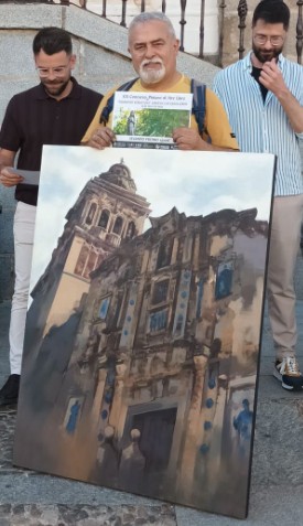 Pulsa para ampliar Entrega del 2º premio a Diego Fernández COLUMÉ