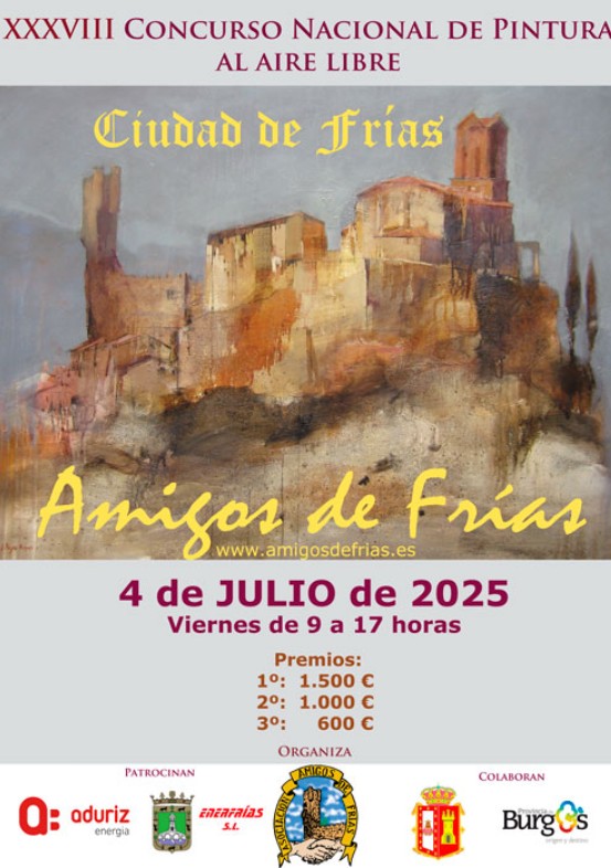 Pulsa para ampliar XXXVIII CONCURSO DE PINTURA =CIUDAD DE FRÍAS= - BURGOS
