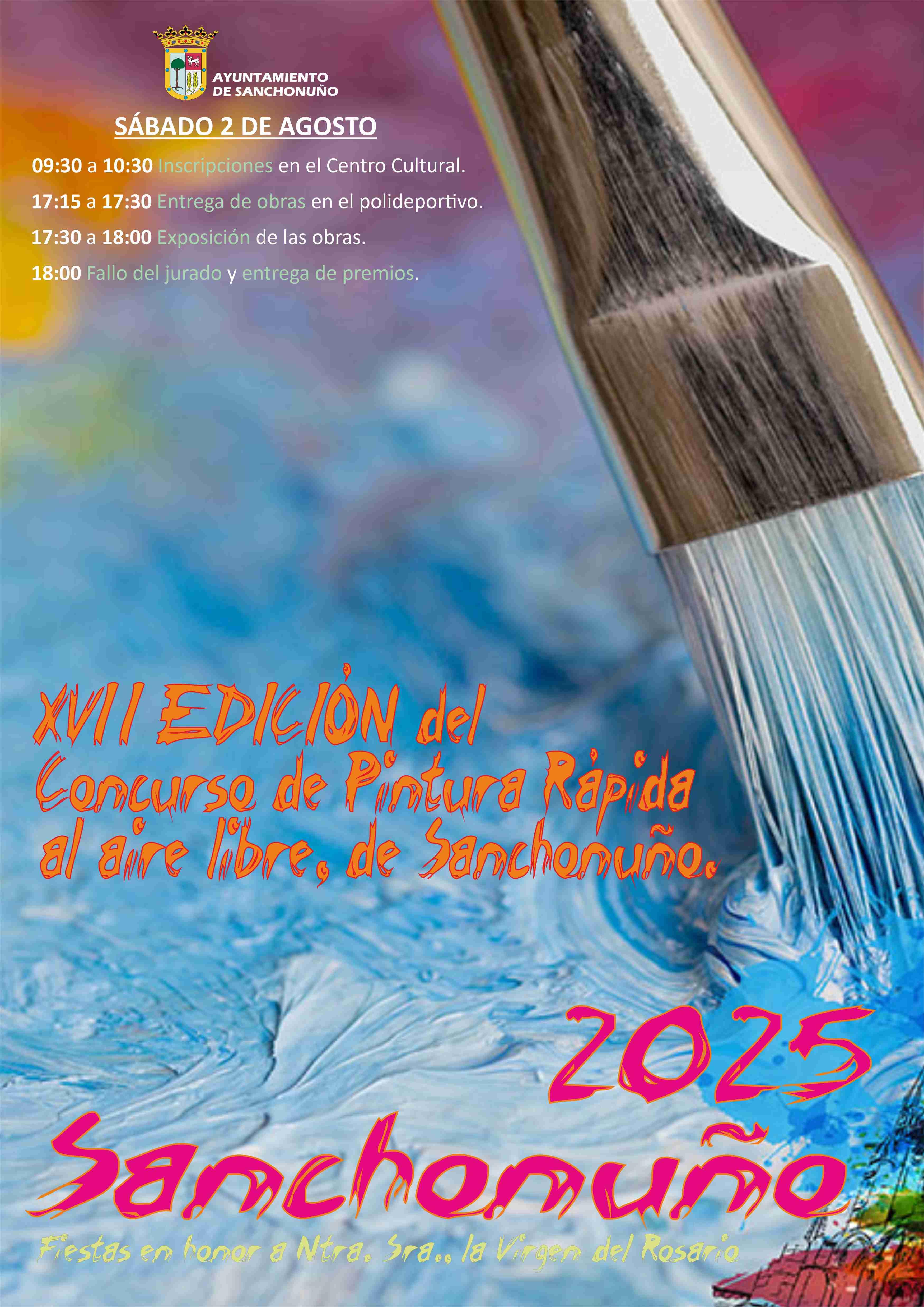 XVII EDICIÓN DEL CONCURSO DE PINTURA RÁPIDA DE SANCHONUÑO - SEGOVIA