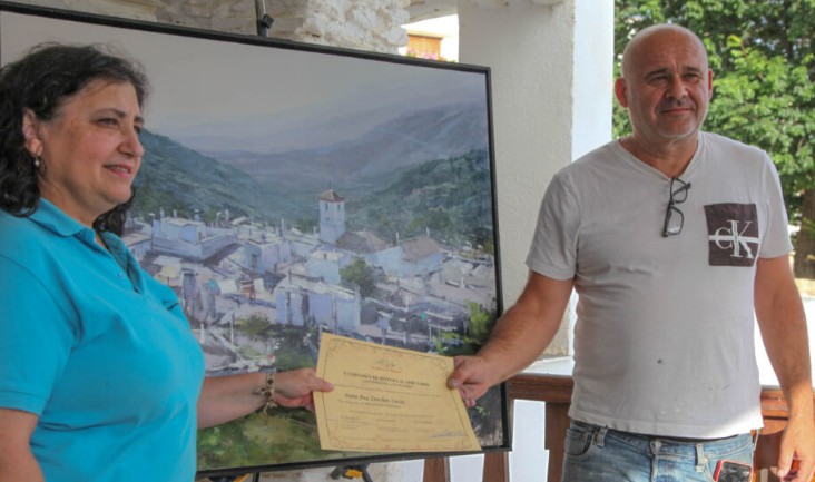 Pulsa para ampliar Entrega del 1º premio a Manuel Sánchez Lucas, de Almería