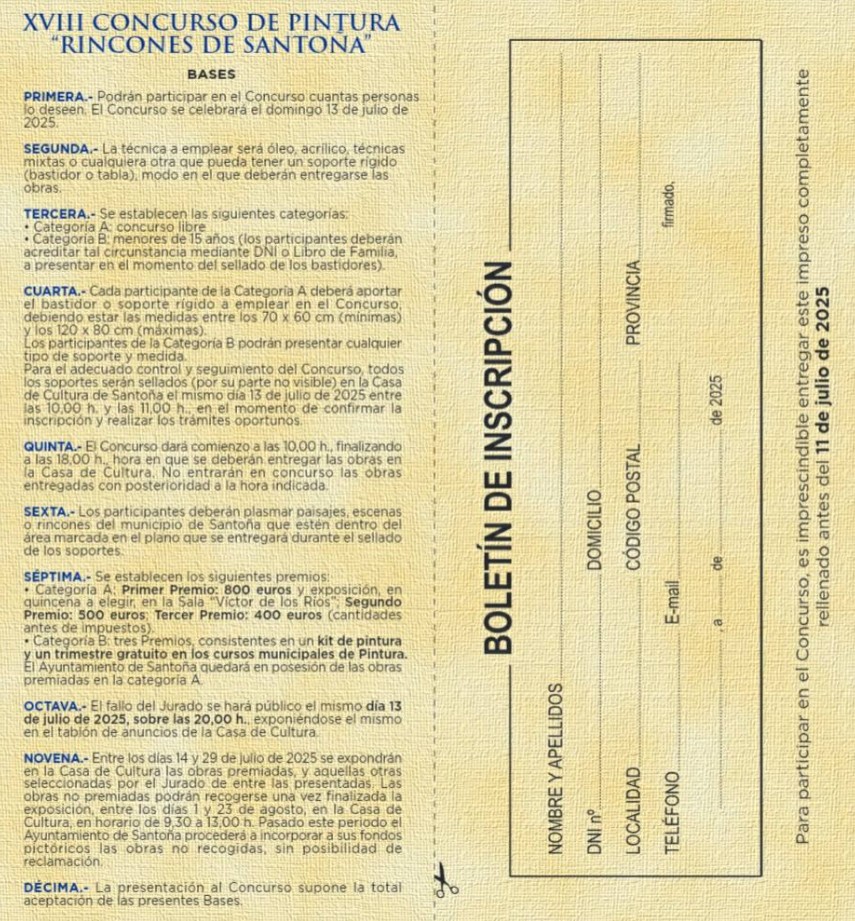 Pulsa para ampliar BASES Y BOLETÍN DE INSCRIPCIÓN