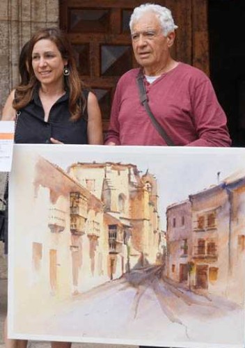 Pulsa para ampliar Entrega del 3º premio de 365 €, a Pablo Sevillano Sanz, de Villoria (Valladolid)